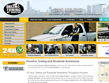 Tablet Screenshot of houston-towing.com