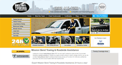 Desktop Screenshot of mission-bend.houston-towing.com