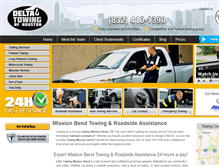 Tablet Screenshot of mission-bend.houston-towing.com