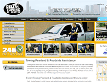 Tablet Screenshot of pearland.houston-towing.com
