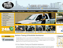 Tablet Screenshot of bellaire.houston-towing.com